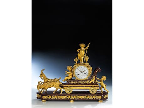 Prächtige Louis XVI-Kaminuhr von Lieutaud, Paris